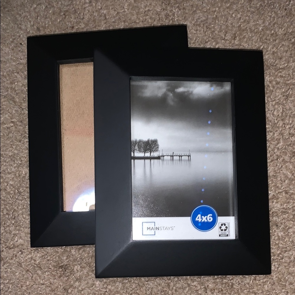 Mainstays Black Picture Frame Set